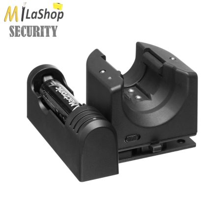 Mactronic Patrol újratölthető, Cree XP-L LED-es alumínium keresőlámpa falikonzollal 700 lm