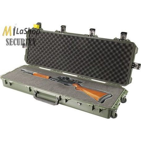 Peli Stormcase (vihartok), fegyvertáska, gurulós védőtáska iM3200 fekete színben, választható felszereltséggel  Belső: 1117,6x355,6x152,4 mm